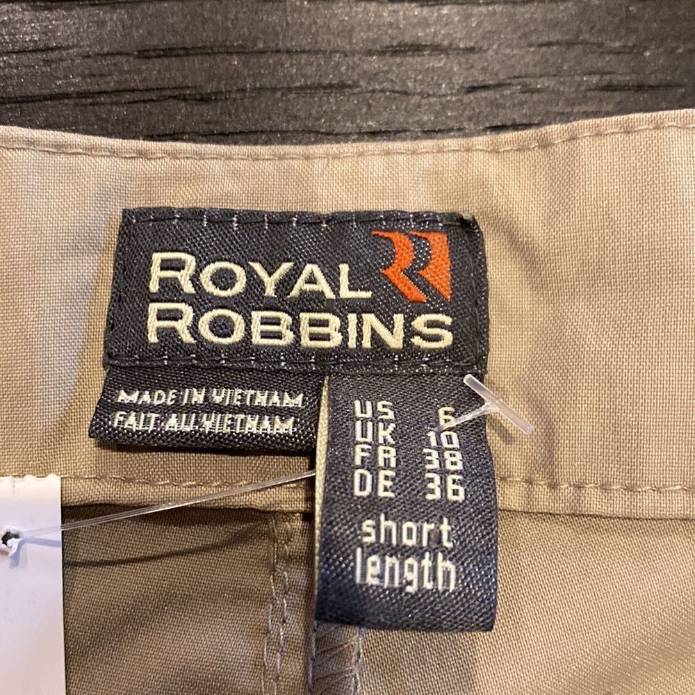 Royal Robbins 6 Short Length Hiker Pant Lightweight Zipper Pockets, Hidden Belt - Picture 8 of 9